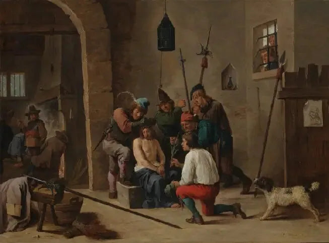 The Christ couronné d'épines - David Teniers the Younger