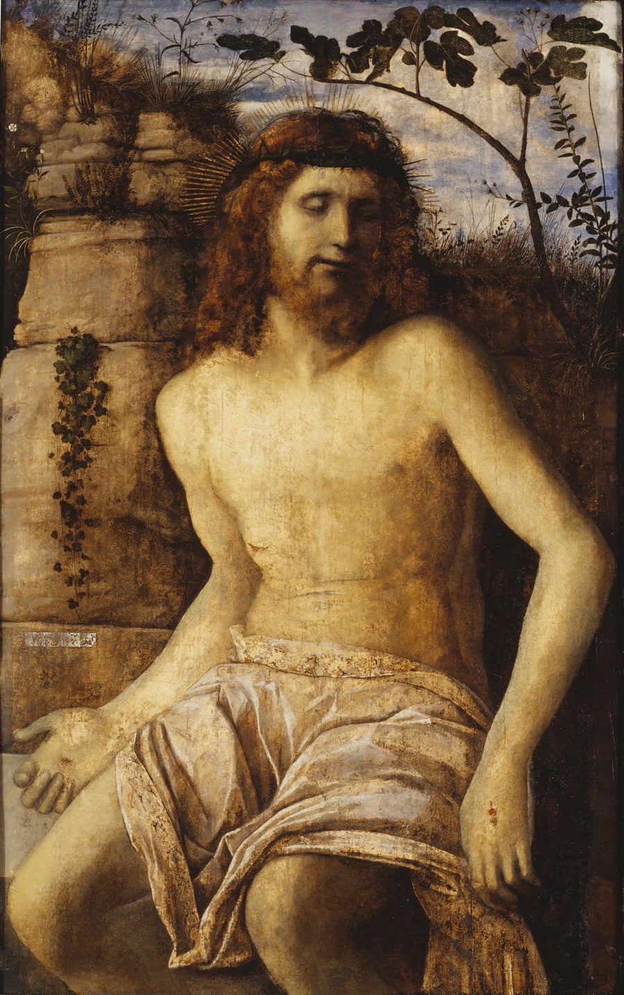 The Christ couronné d'épines - Giovanni Bellini