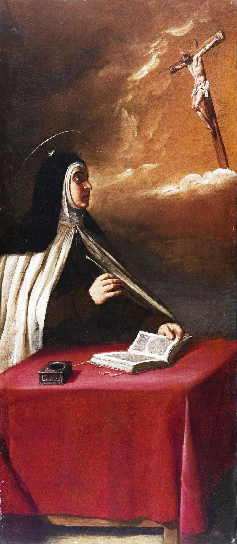 The Crucified Christ appears to Saint Teresa of Ávila - Alonso Cano