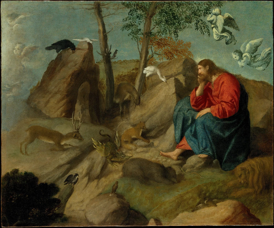 The Christ in the Desert - Alessandro Bonvicino