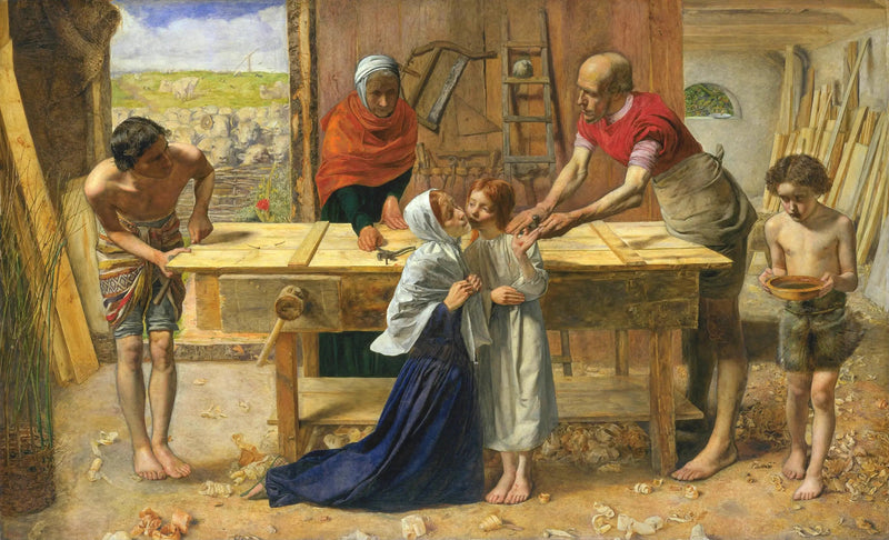 The Christ dans la maison de ses parents - John Everett Millais