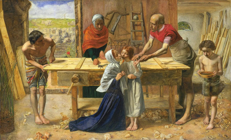 The Christ dans la maison de ses parents - John Everett Millais