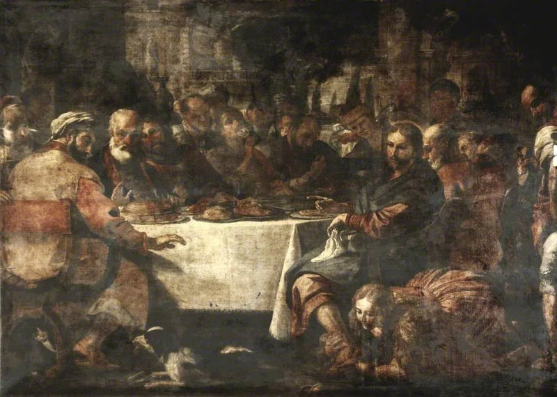 The Christ dans la maison de Simon - Mattia Preti