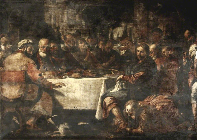 The Christ dans la maison de Simon - Mattia Preti