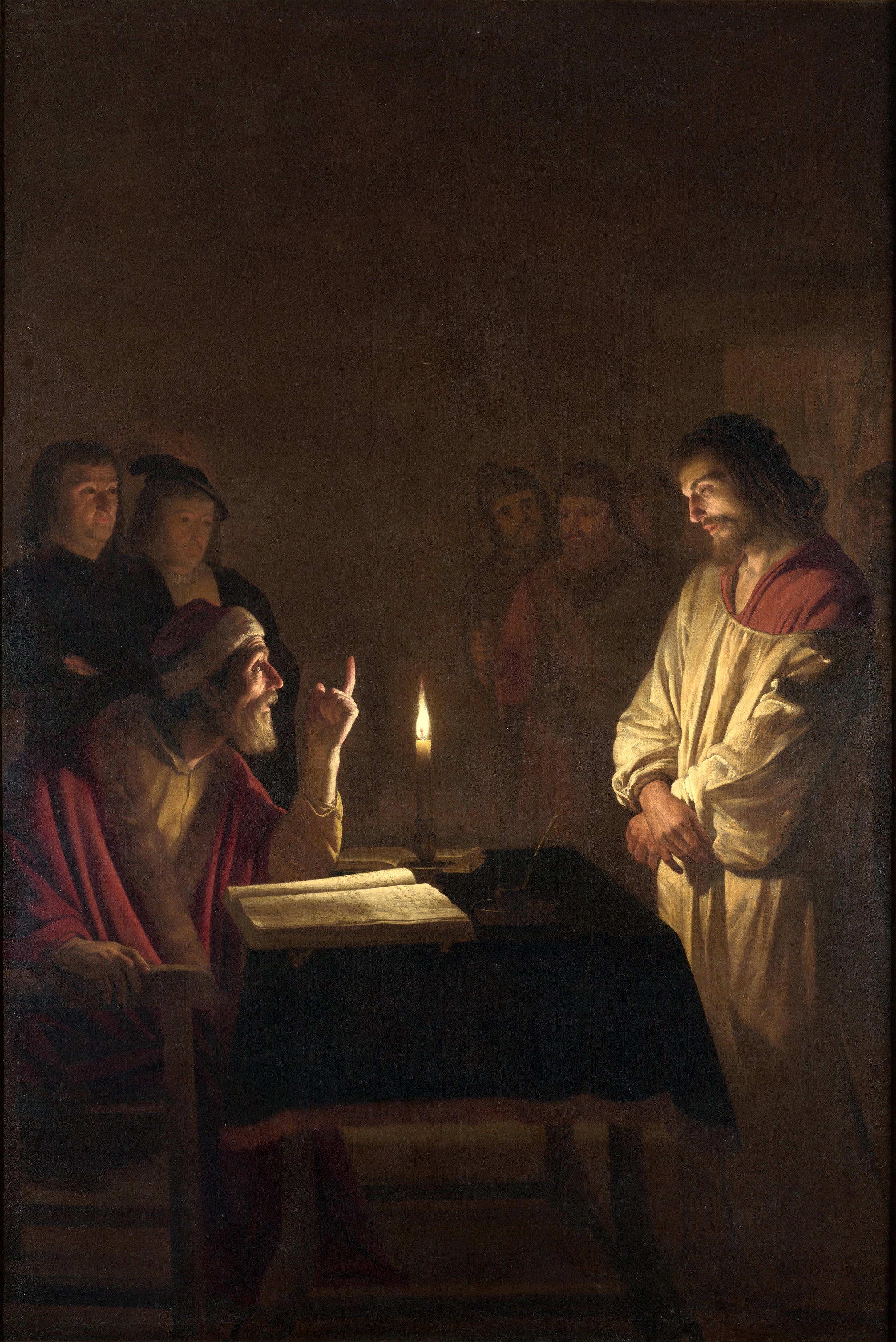 Le Christ devant le Grand Prêtre - Gerrit van Honthorst image 1 reproduction réalisée par Alpha Reproduction