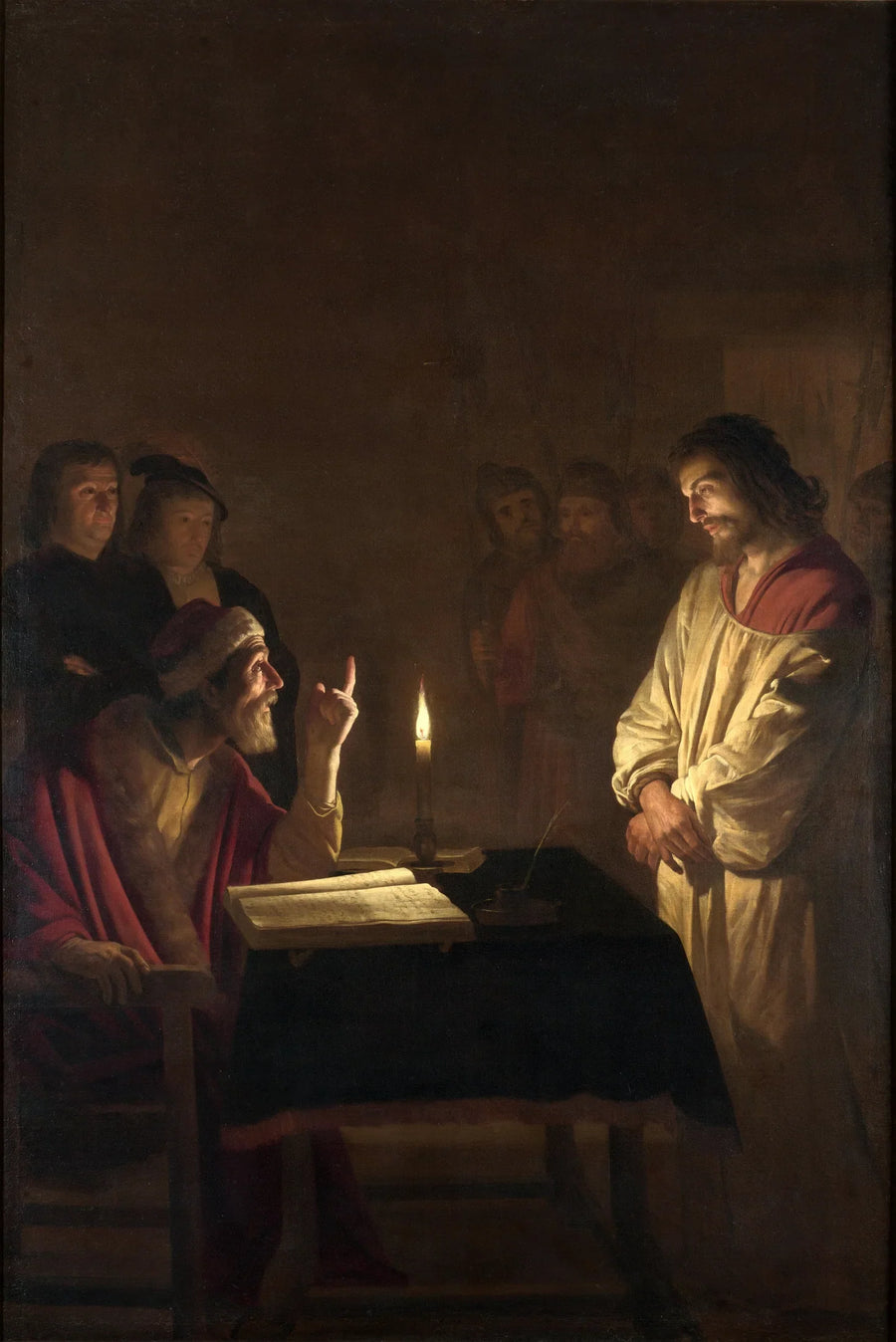 Christ Before the High Priest - Gerrit van Honthorst