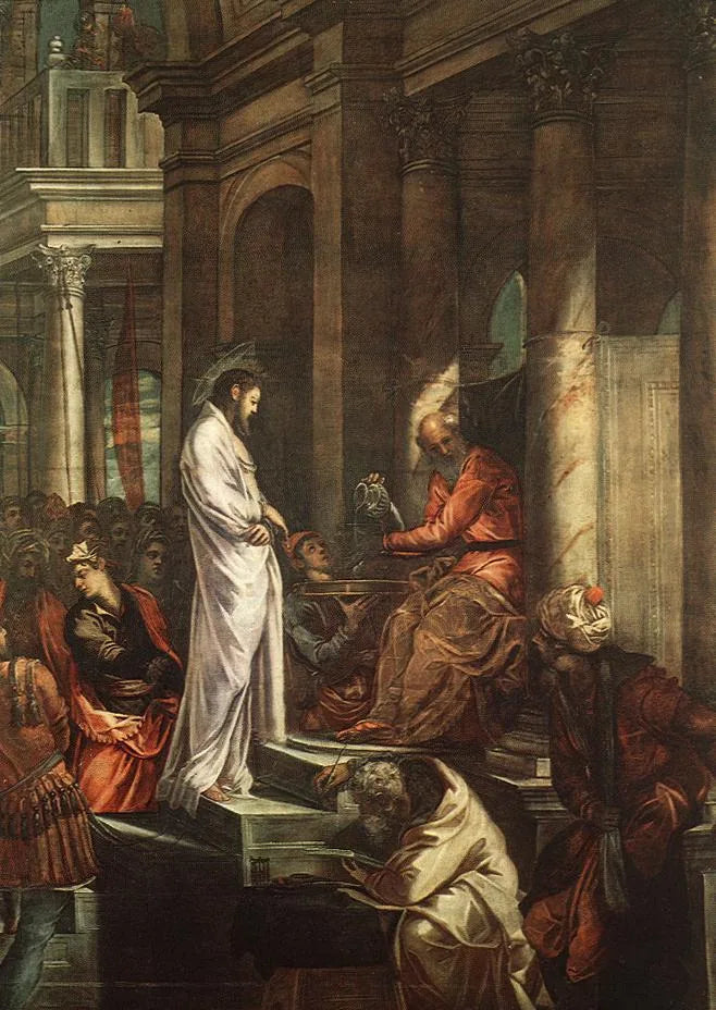 The Christ devant Pilate - Jacopo Tintoretto