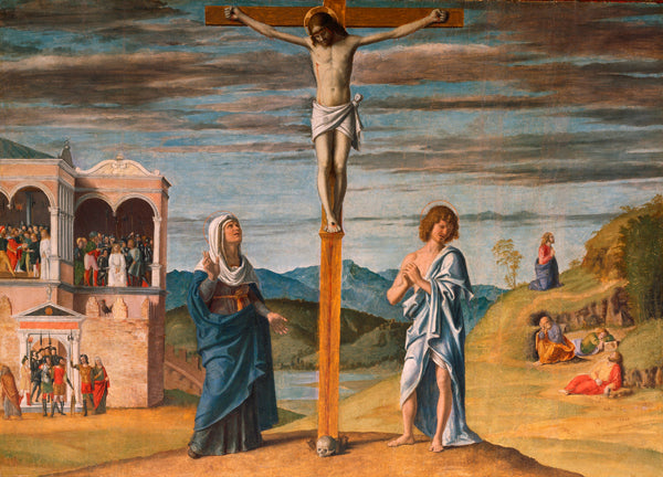 The Christ on the Cross with the Virgin and Saint John the Evangelist - Cima da Conegliano