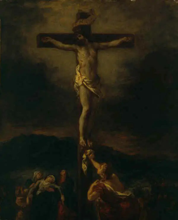 Christ on the Cross with the Holy Women - Eugène Delacroix