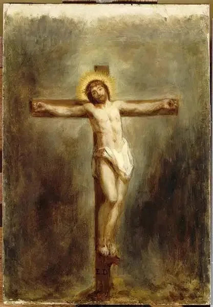 Christ on the Cross - Eugène Delacroix