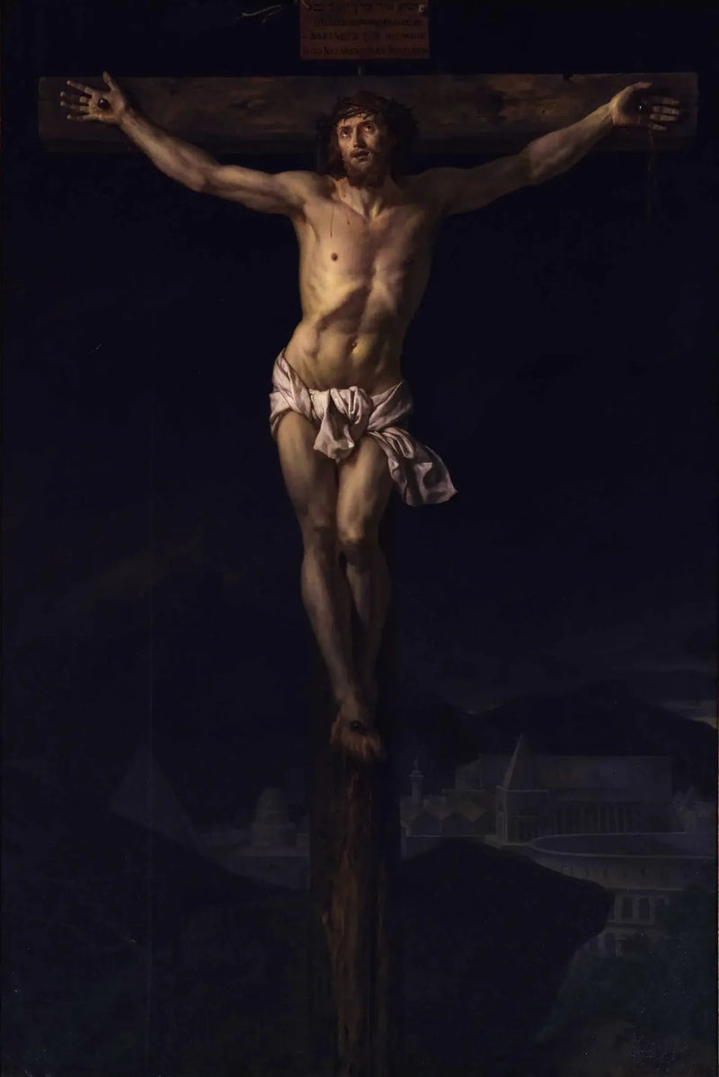 The Christ on the Cross - Jacques-Louis David