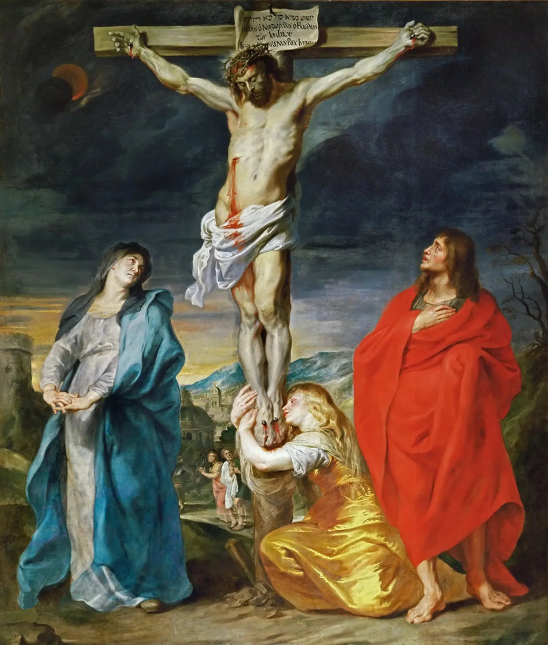 The Christ on the Cross, the Virgin, Saint John and Saint Magdalene - Antoine van Dyck