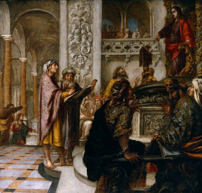 The Christ in disagreement with the Doctors - Juan de Valdés Leal