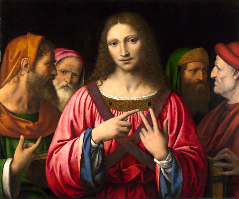 The Christ entouré de médecins - Bernardino Luini