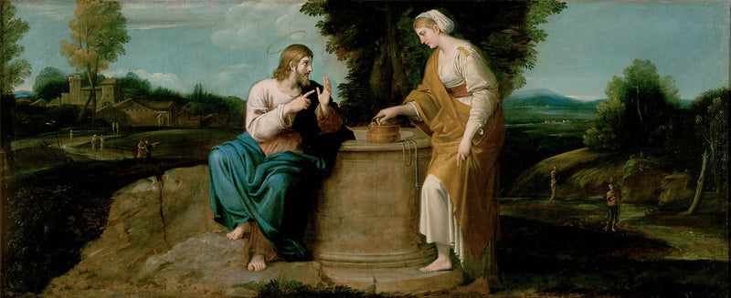 Christ and the Samaritan Woman - Annibale Carracci