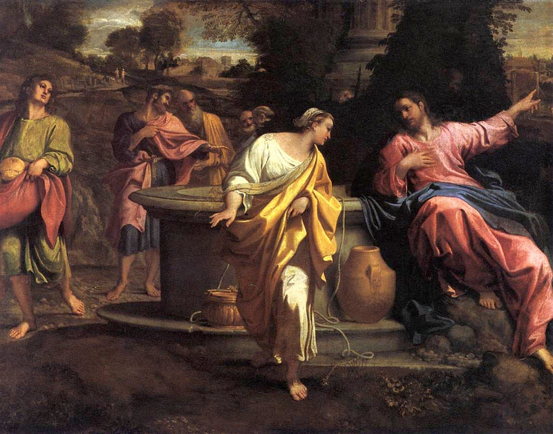 Christ and the Samaritan Woman - Annibale Carracci