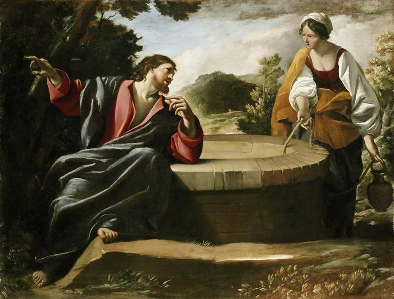 Christ and the Samaritan Woman - Giovanni Lanfranco