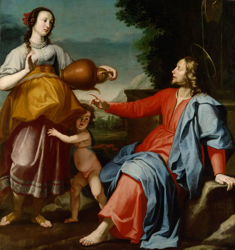 Christ and the Samaritan Woman - Lorenzo Lippi