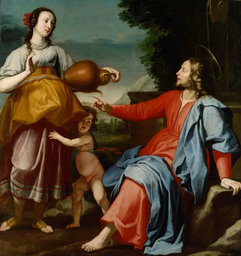 Christ and the Samaritan Woman - Lorenzo Lippi