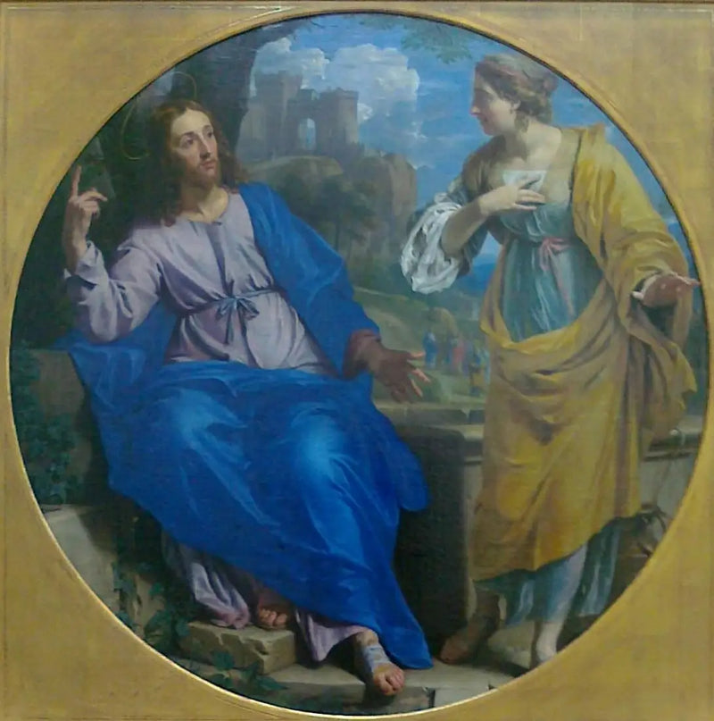 Christ and the Samaritan Woman - Philippe de Champaigne