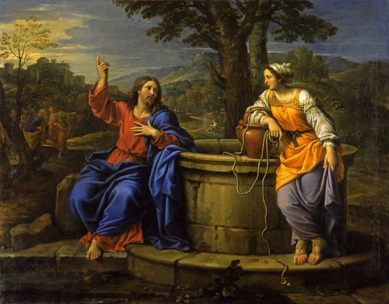 Christ and the Samaritan Woman - Pierre Mignard