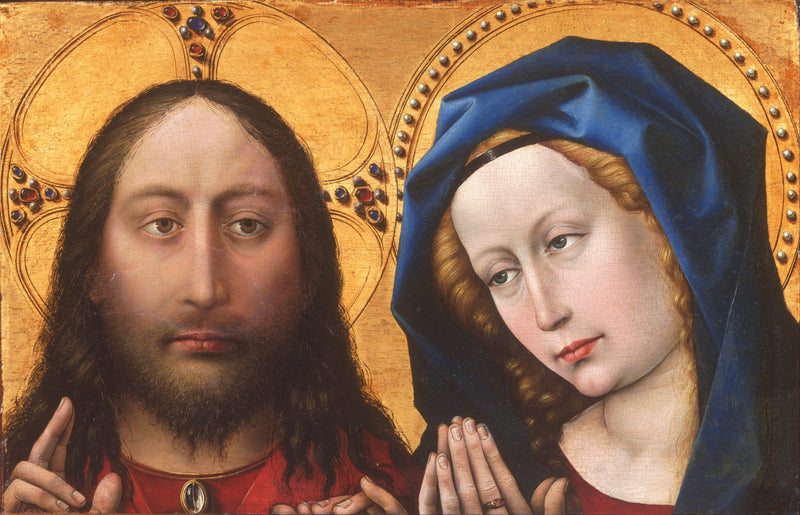 The Christ and the Virgin in Prayer - Robert Campin