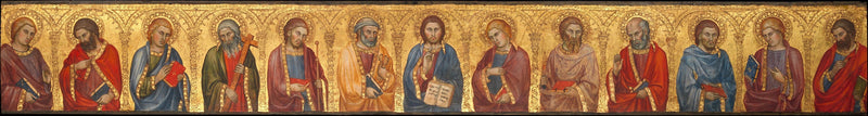 The Christ and the Twelve Apostles - Taddeo di Bartolo