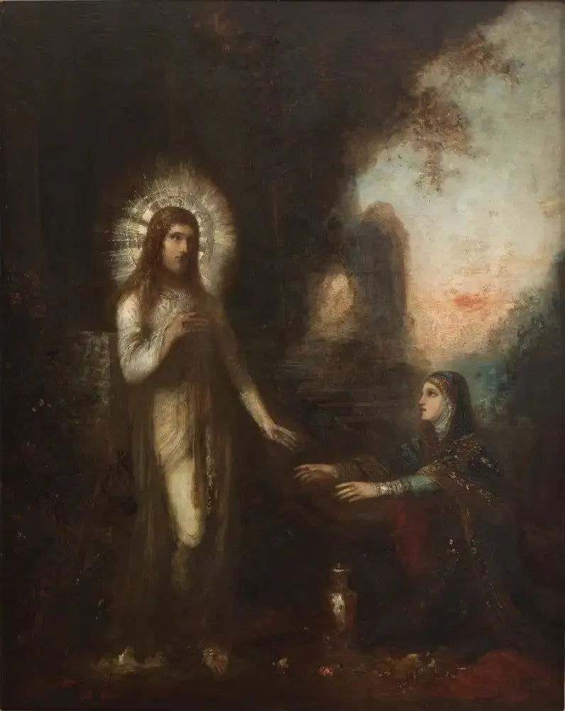 Christ and Madeleine (Noli me Tangere) - Gustave Moreau