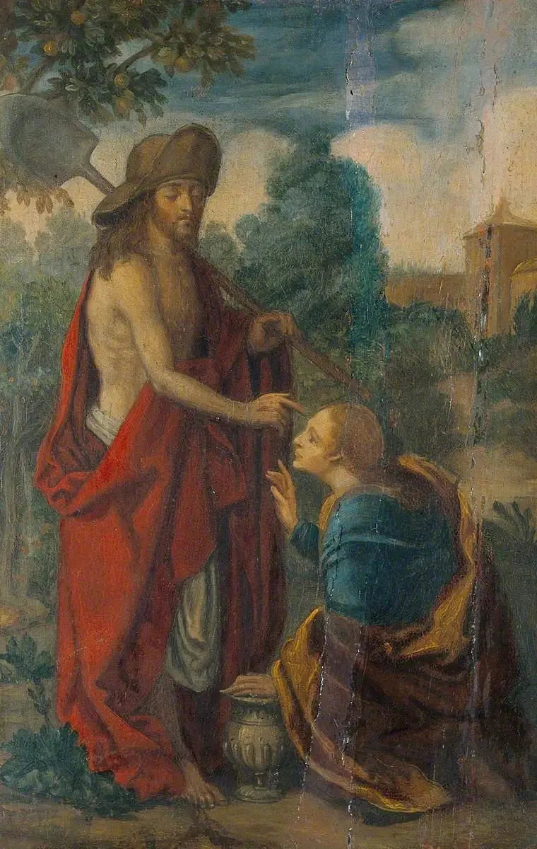 Christ and Mary Magdalene (Noli me Tangere) - Albrecht Dürer