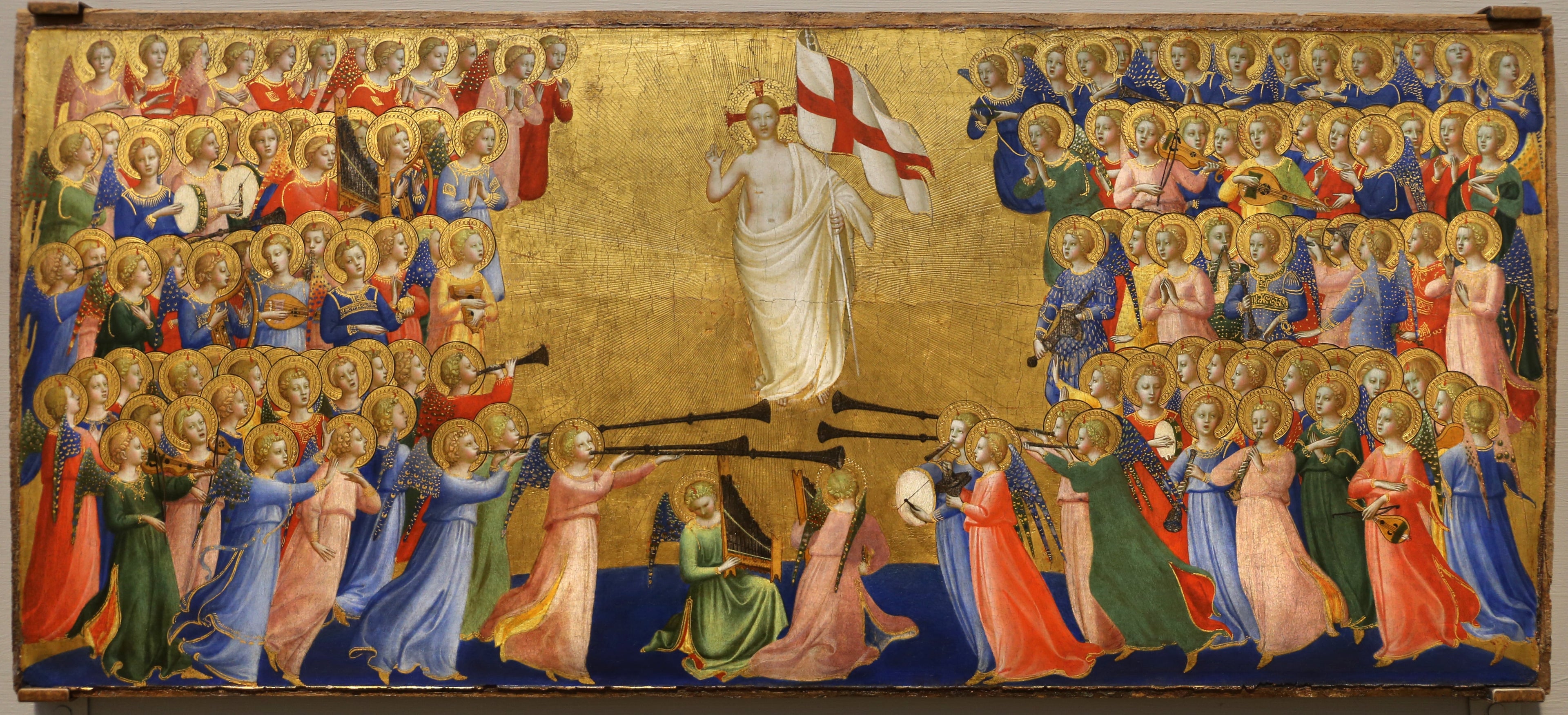 The Christ Glorified in the Courtyard of Heaven - Fra Angelico
