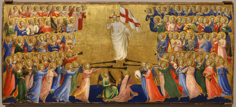 The Christ Glorified in the Courtyard of Heaven - Fra Angelico