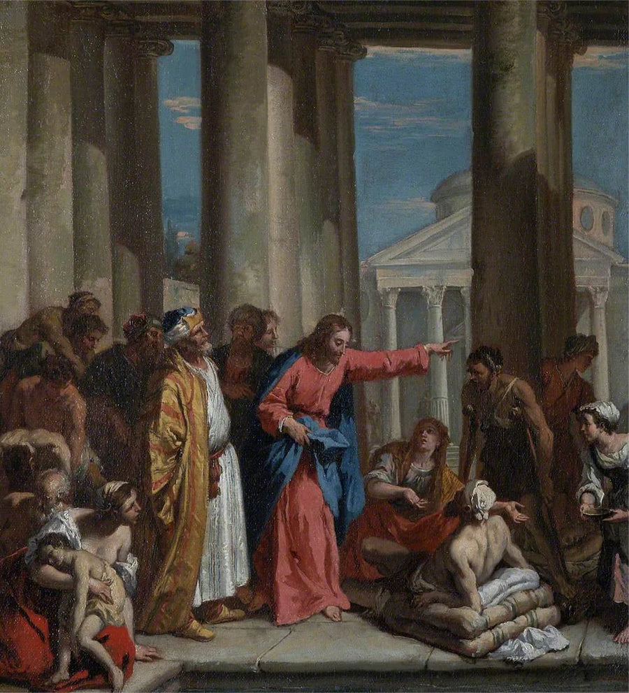 The Christ guérit l'homme boiteux à la piscine de Béthesda - Sebastiano Ricci