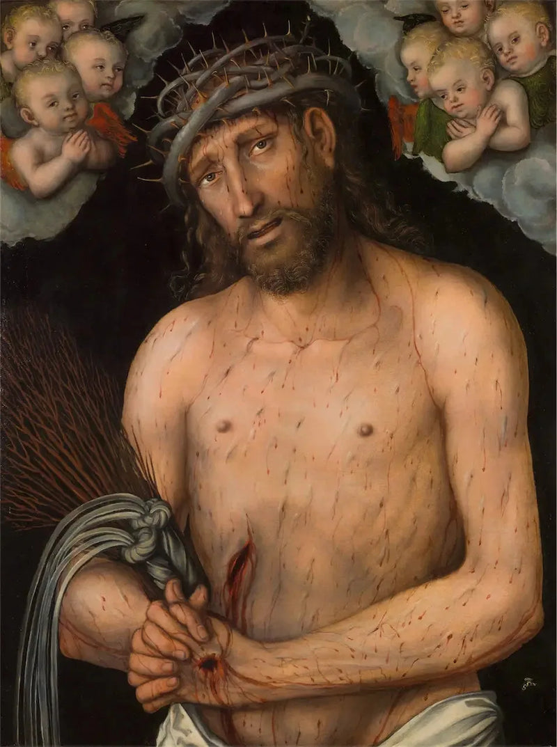 The Christ, Man of Sorrows - Lucas Cranach the Elder