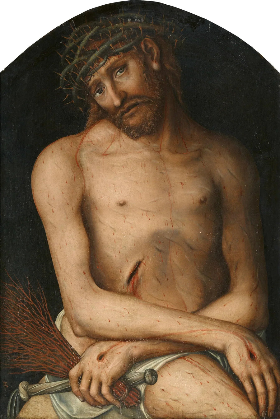 The Christ, Man of Sorrows - Lucas Cranach the Elder