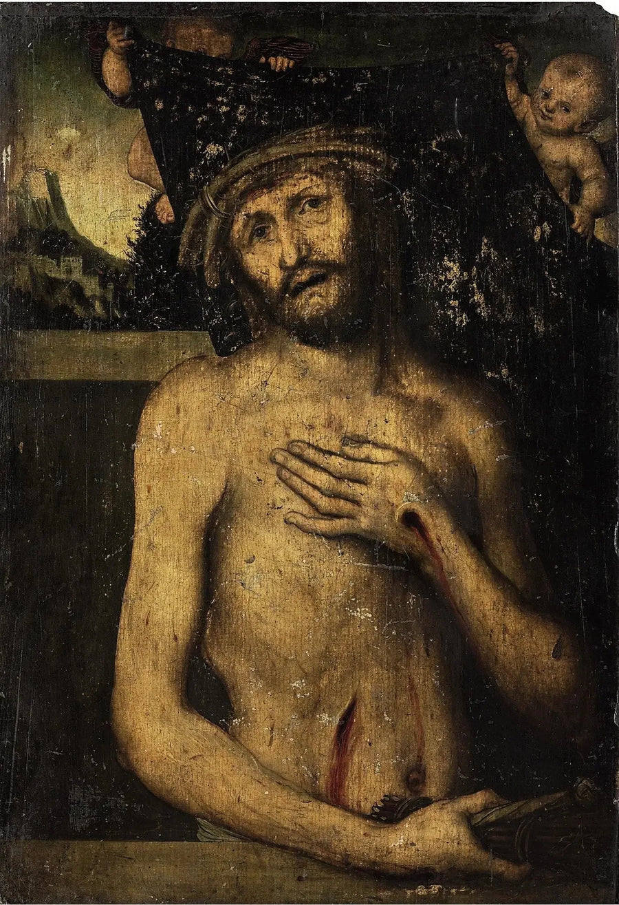 The Christ, the Man of Sorrows - Lucas Cranach the Elder