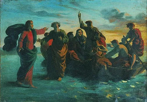 Le Christ marchant sur les eaux - Victor Meirelles