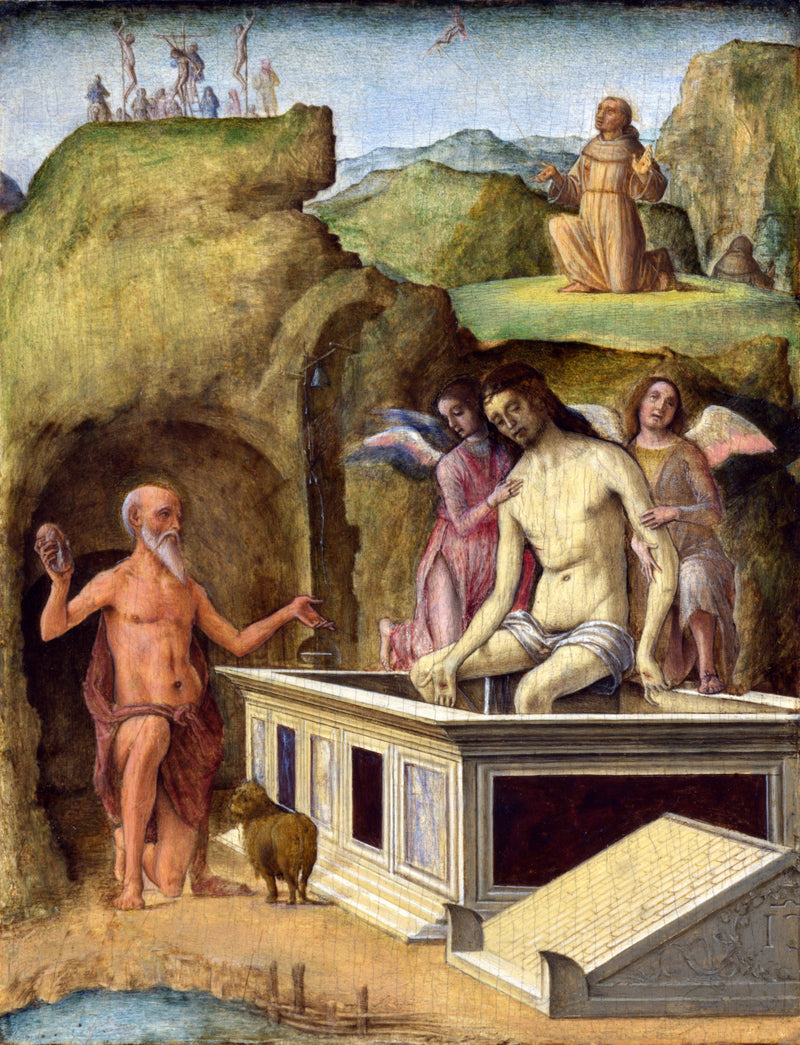 The Dead Christ - Ercole de’ Roberti