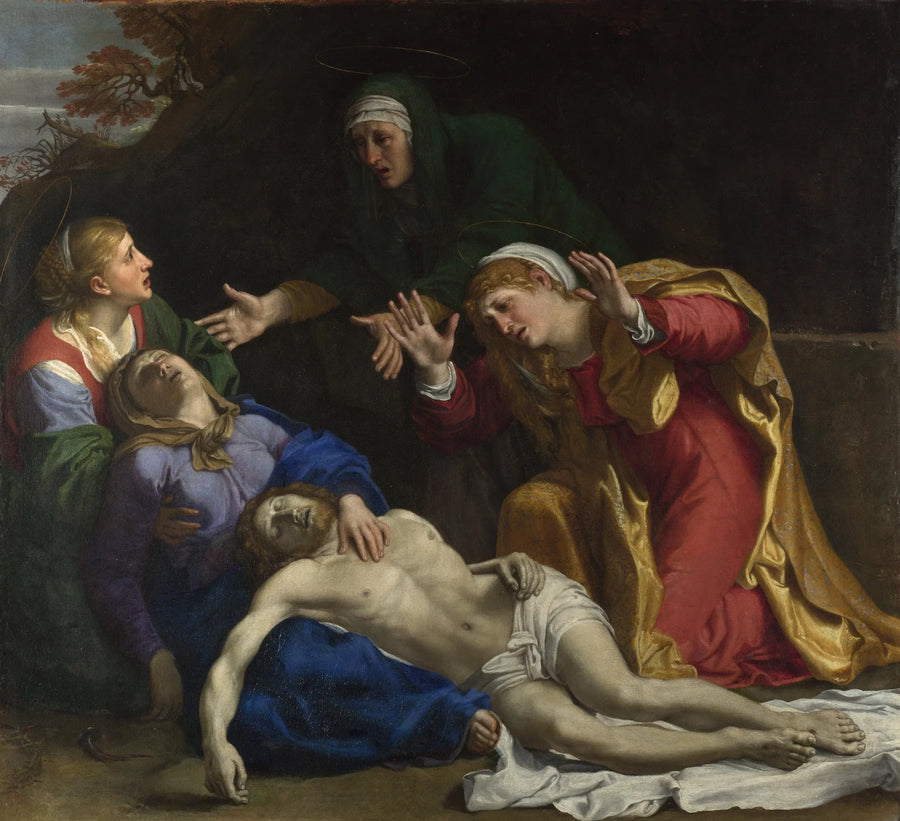 The Christ mort pleuré ("Les Trois Maries") - Annibale Carracci