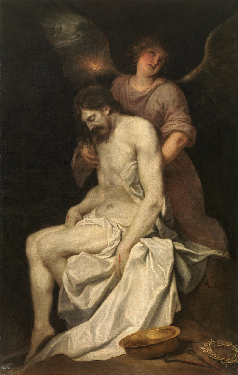 The Dead Christ carried by an Angel - Alonso Cano