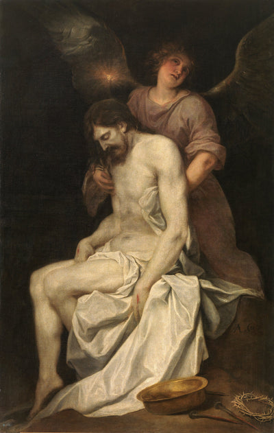 Le Christ mort porté par un ange - Alonso Cano - Alpha Reproduction