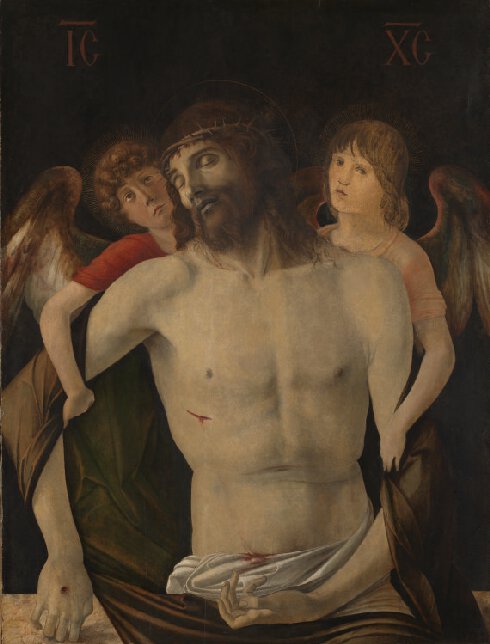 The Dead Christ Supported by Angels - Giovanni Bellini
