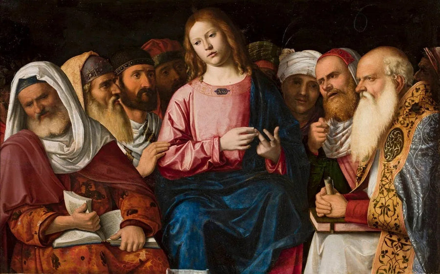 Christ among the Doctors (detail). - Cima da Conegliano