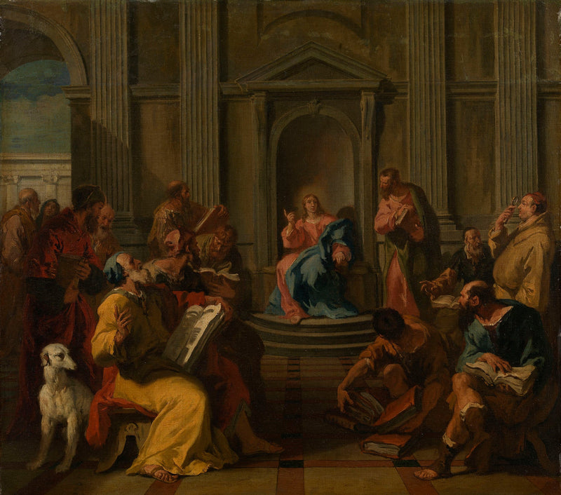 The Christ among the Doctors of the Temple - Sebastiano Ricci