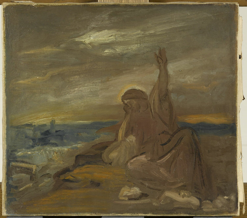 The Christ Pleurant sur Jérusalem - Théodore Chassériau