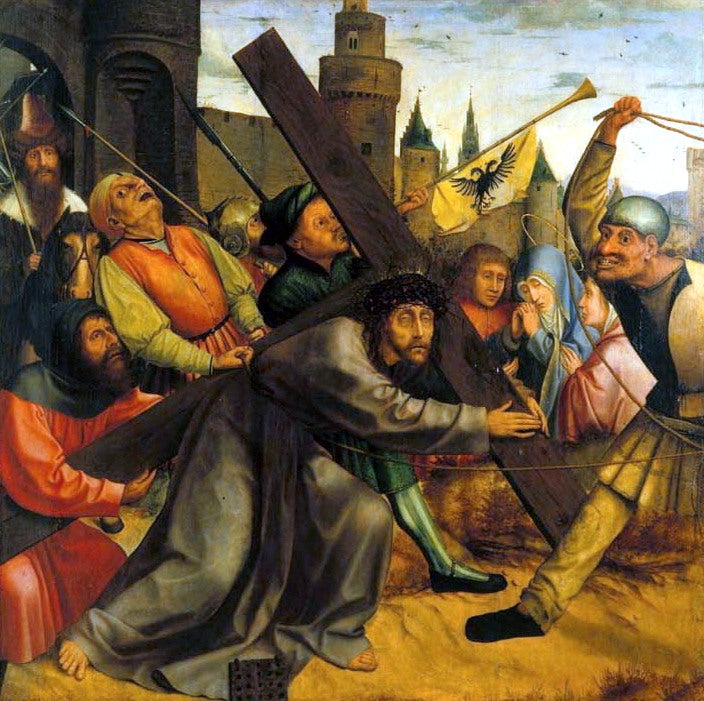 The Christ carrying the cross - Quentin Metsys