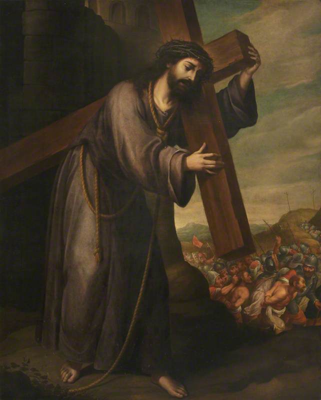 The Christ carrying his cross on the Calvary path - Juan de Valdés Leal