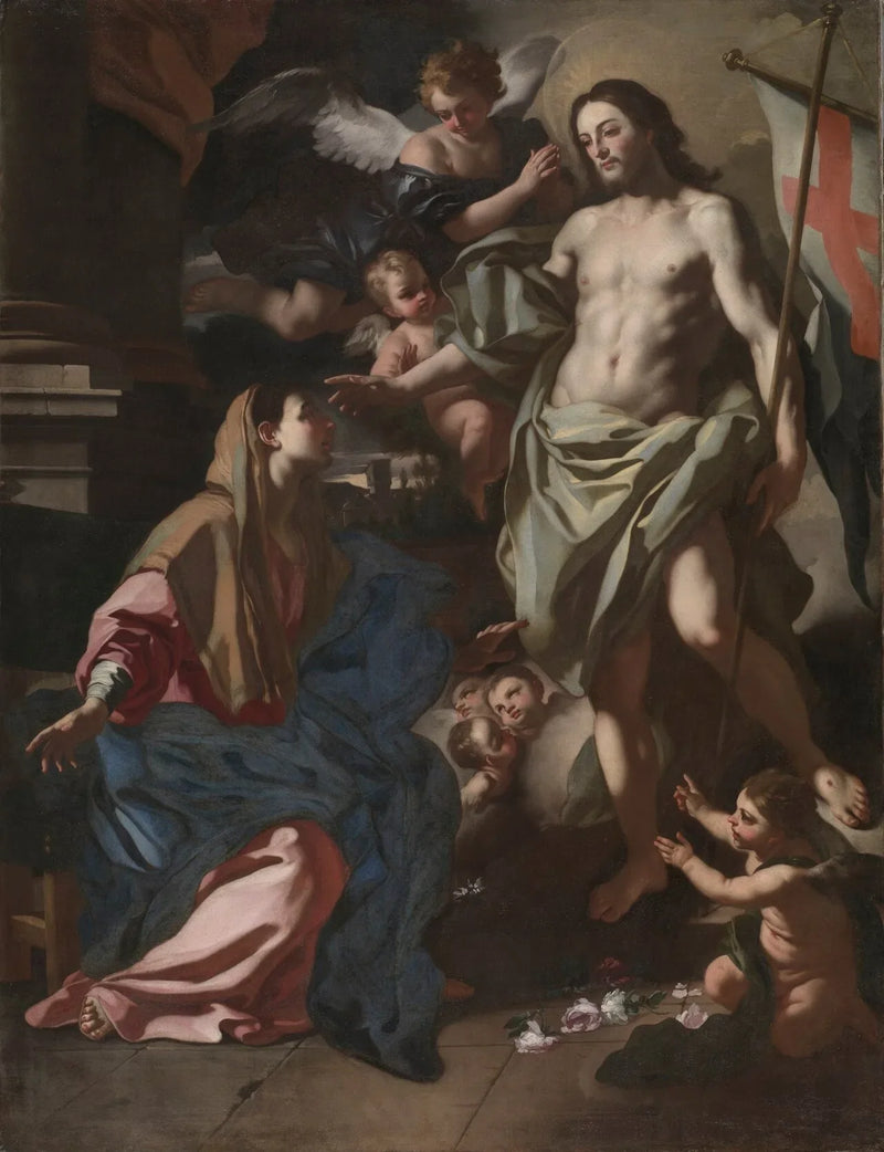 The Resurrected Christ Appearing to the Virgin - Francesco Solimena