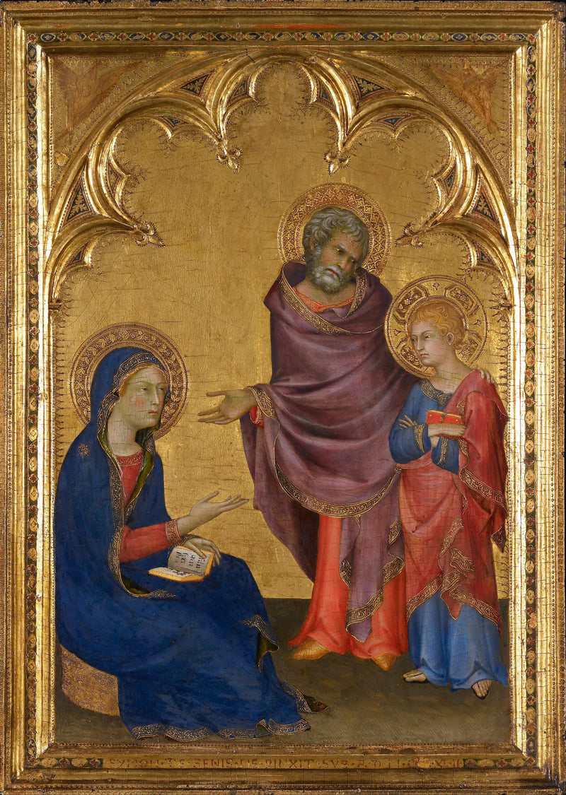 The Christ Retrouved at the Temple - Simone Martini