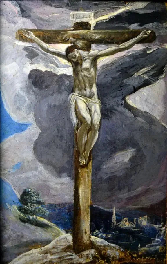 The Christ on the Cross - El Greco