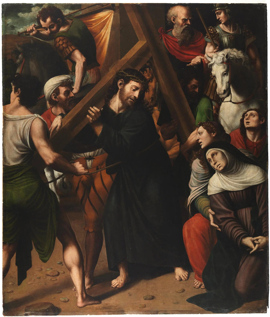 Christ on the Calvary Road - Vicente Masip